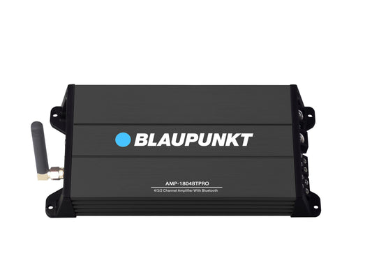 Blaupunkt AMP-1804BTPRO 1600W 4-Channel Amplifier with Bluetooth