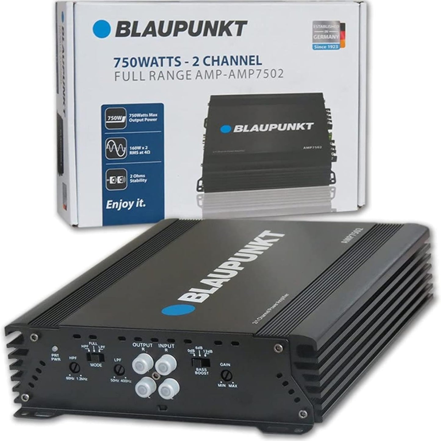 Blaupunkt AMP-7502PRO 750W 2-Channel Amplifier Class AB