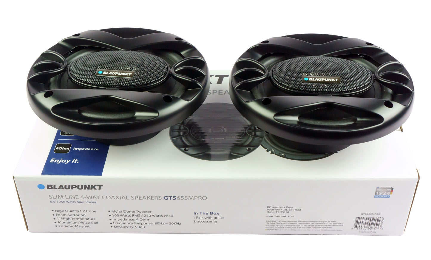 Blaupunkt GTS655MPRO 6.5" Car Speakers