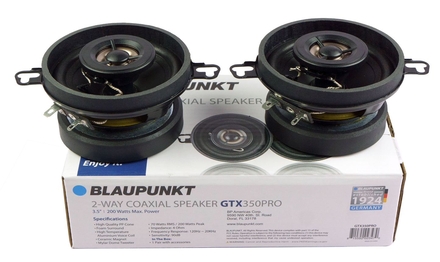 Blaupunkt GTX350PRO 3.5" 200W Car Speaker