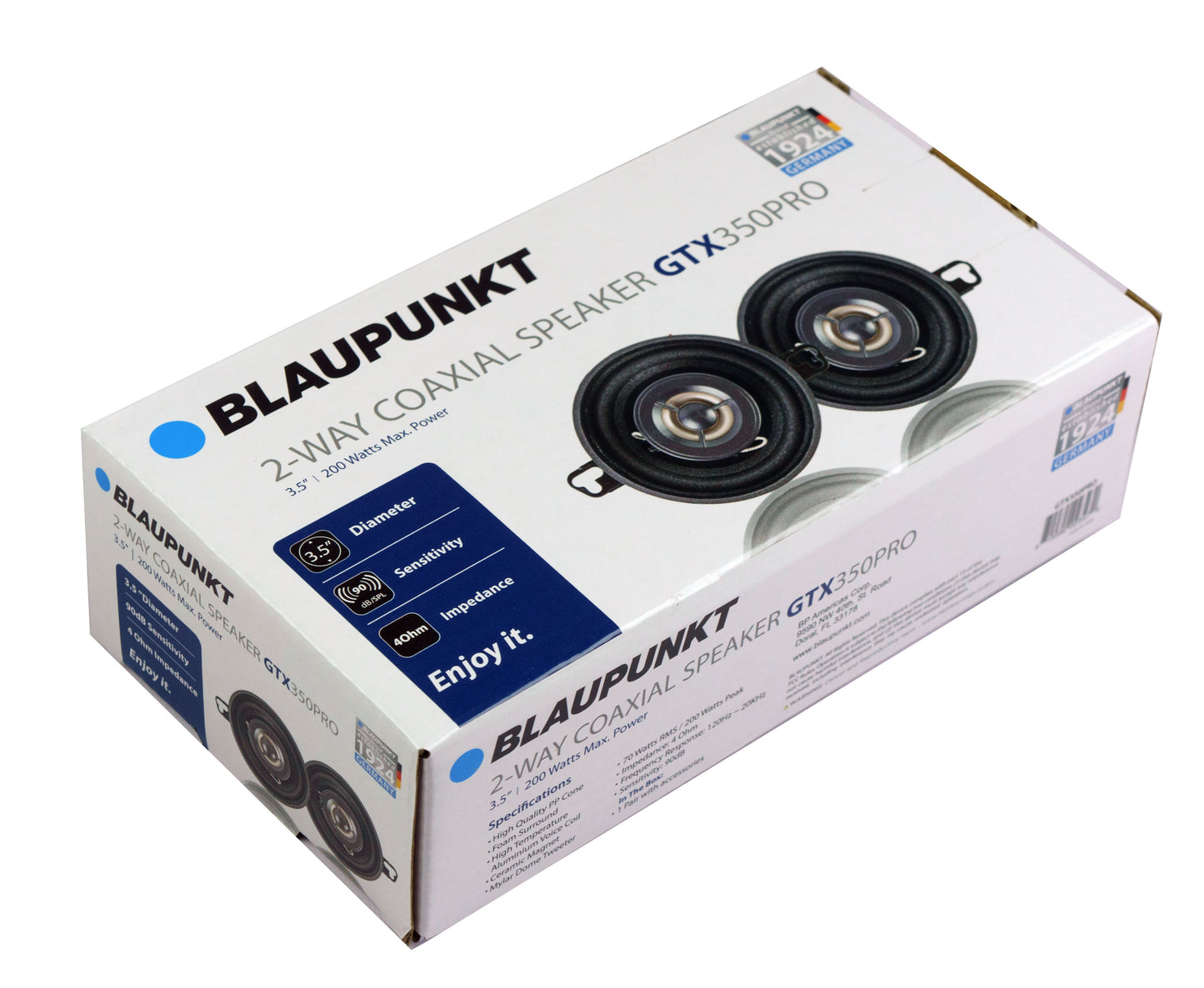 Blaupunkt GTX350PRO 3.5" 200W Car Speaker