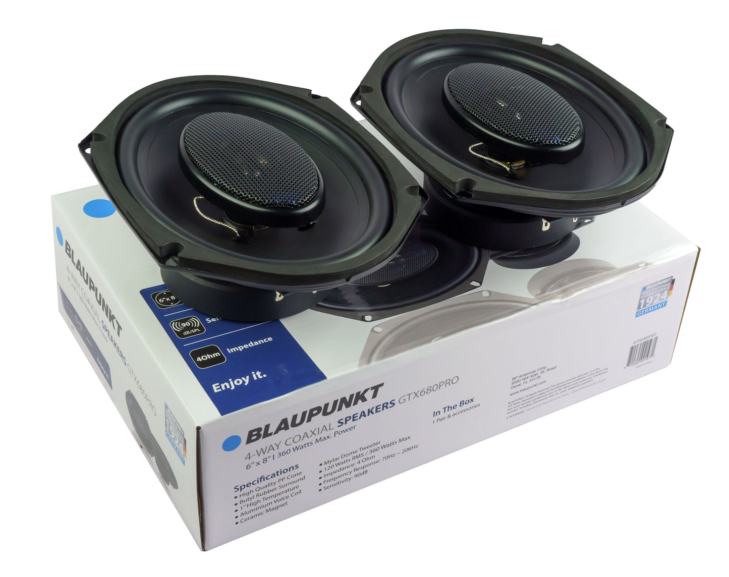 Blaupunkt GTX680PRO 6 x 8 inch Car Speakers