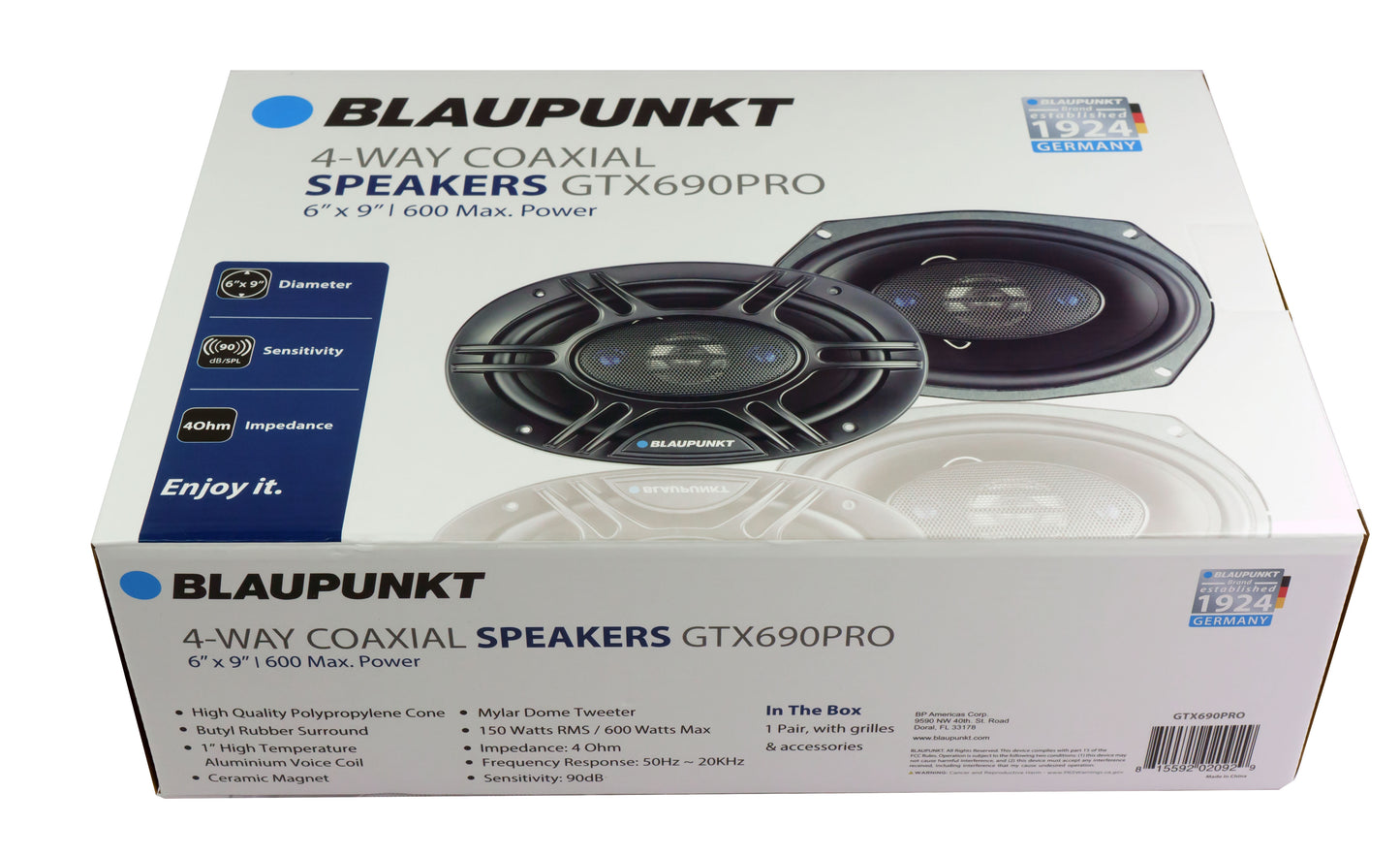 Blaupunkt GTX690PRO 6 x 9" Car Speakers