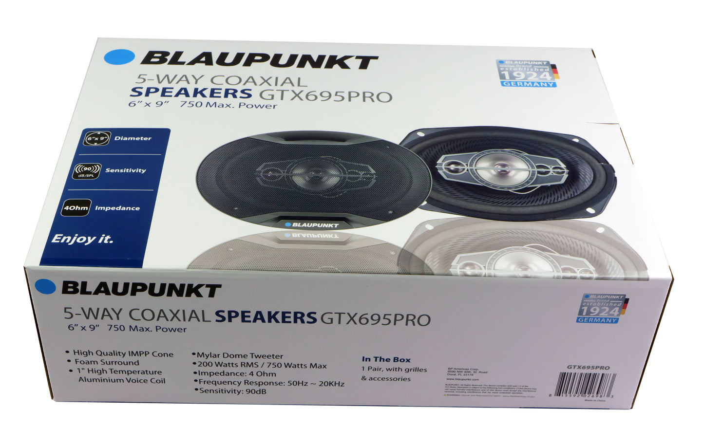 Blaupunkt GTX695PRO 6 x 9" Car Speakers