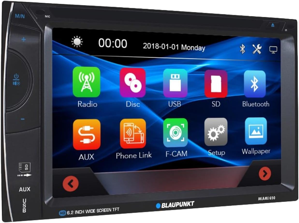 Blaupunkt MIAMI 650 Bluetooth Car Stereo with Android Auto / Apple CarPlay