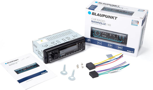 Blaupunkt NASHVILLE 140 Single DIN Bluetooth Car Stereo