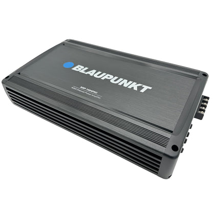 Blaupunkt AMP-1604PRO Car Audio 4/3/2-Channel Full Range 2 Ohm Stable Amp Amplifier 1600 Watts Max | Slim and Compact