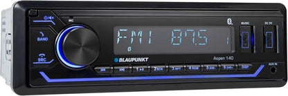 Blaupunkt ASPEN 140 Single DIN Bluetooth Car Stereo