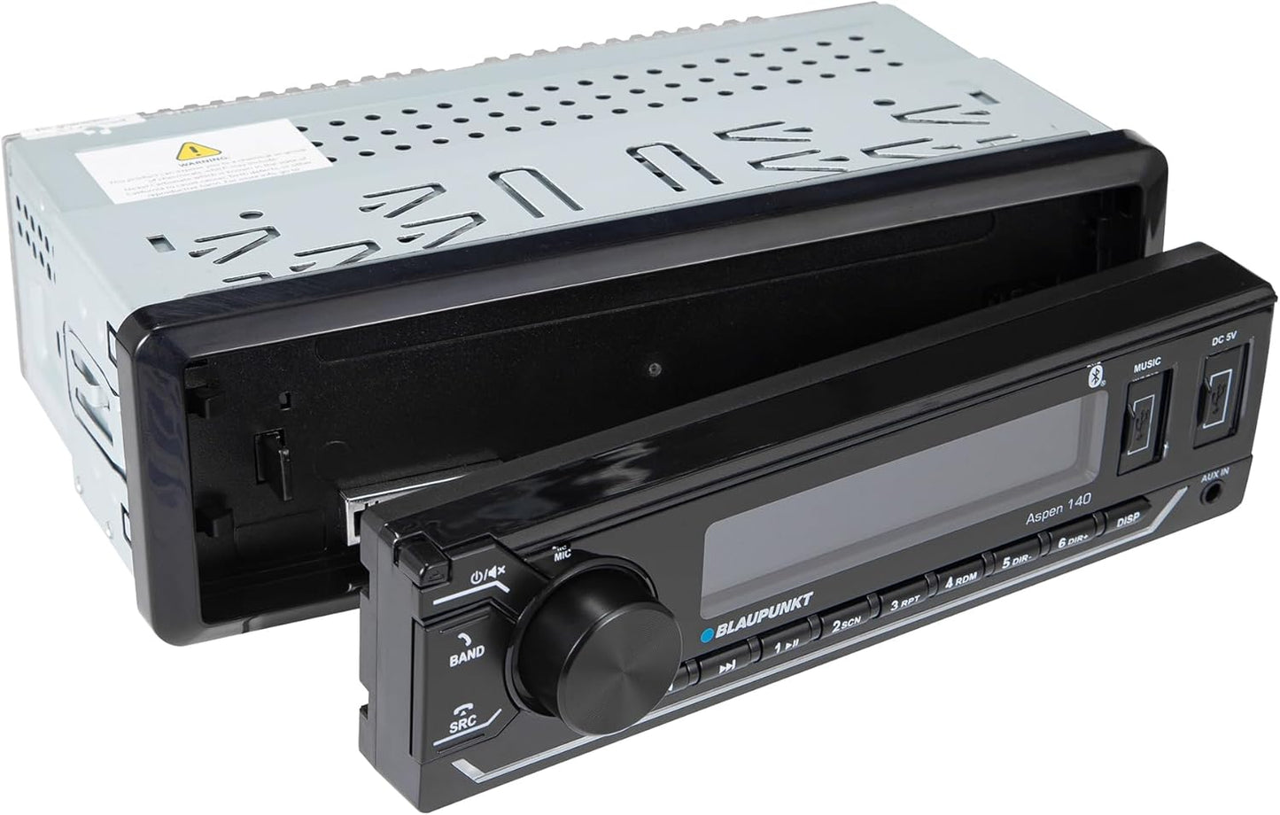 Blaupunkt ASPEN 140 Single DIN Bluetooth Car Stereo