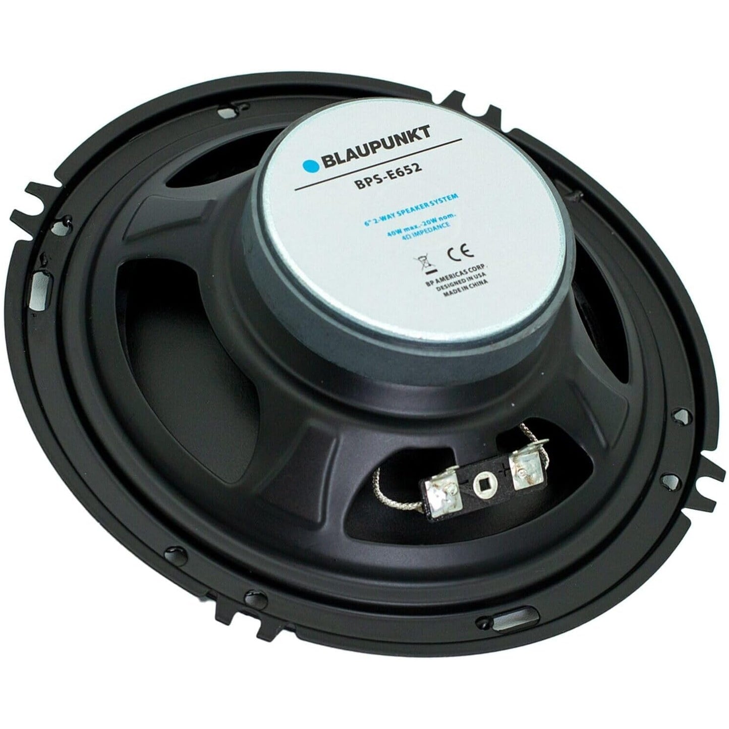 Blaupunkt BPS-E652 6" 2-Way Car Speakers 80W with Grilles