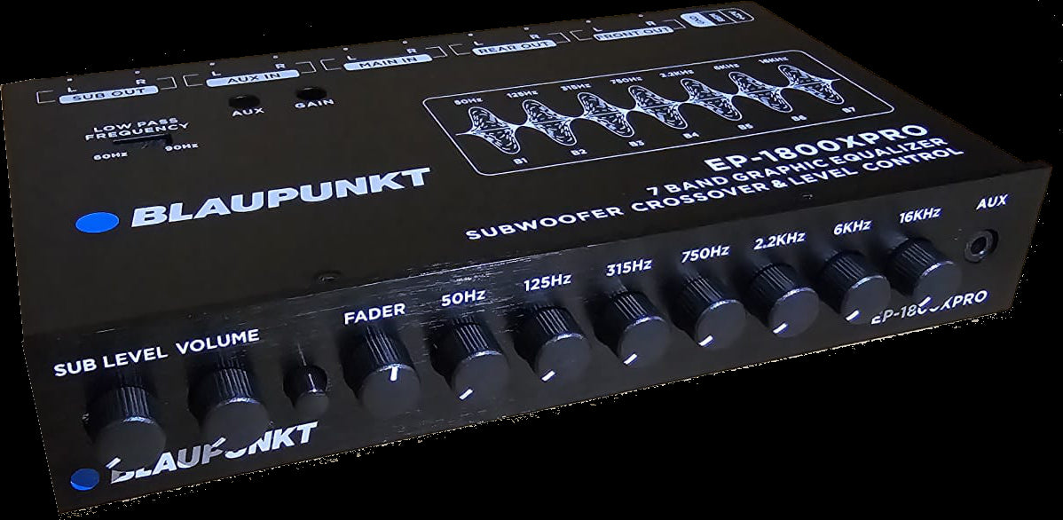 Blaupunkt EP1800X 7-Band Car Audio Graphic Equalizer