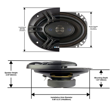 Blaupunkt GTX406PRO 4x6" Car Speaker