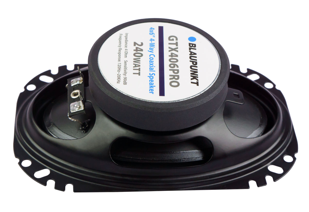Blaupunkt ICX 402 4" 180W 2-Way Coaxial Speakers For Car Doors & Dash