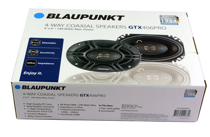 Blaupunkt GTX406PRO 4x6" Car Speaker